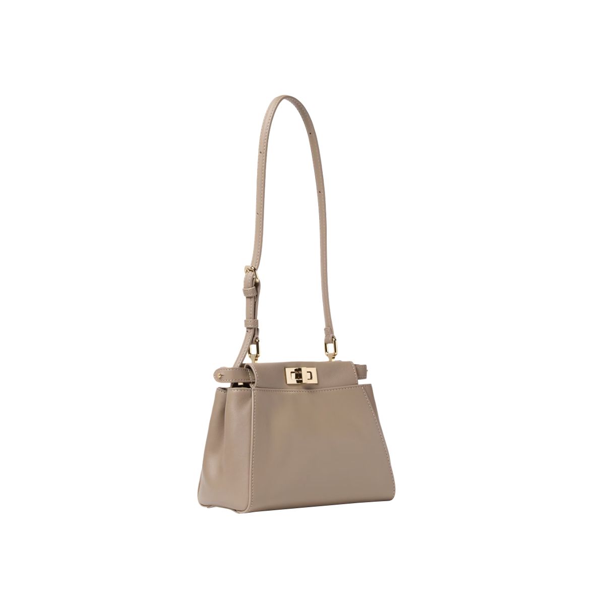My Peekaboo XS Leather Bag Grey GHW