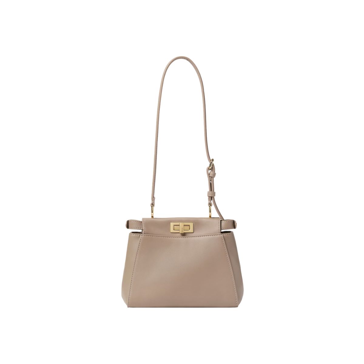 My Peekaboo XS Leather Bag Grey GHW