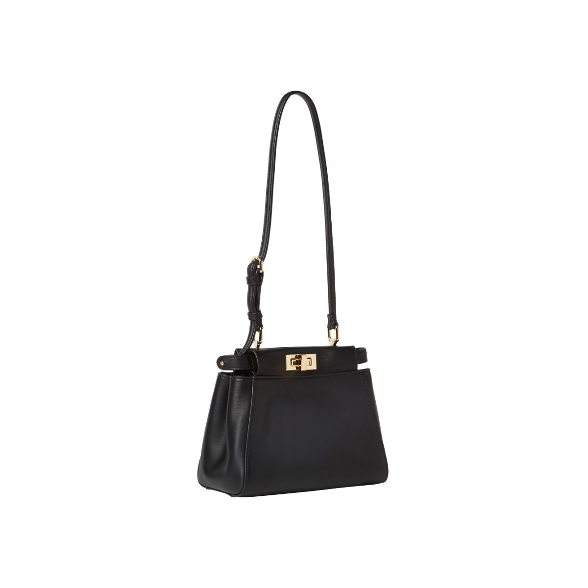 My Peekaboo XS Leather Bag Black GHW