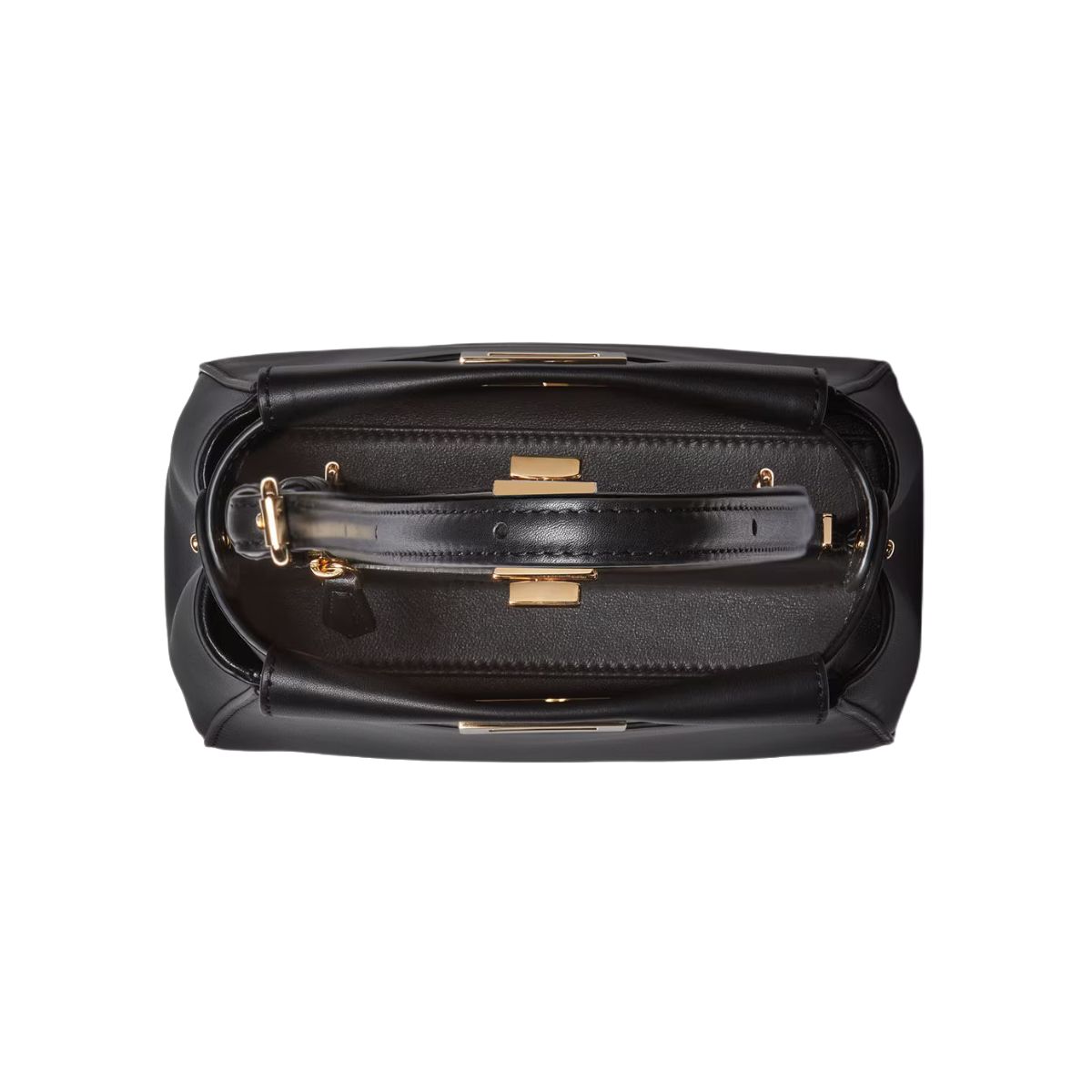 My Peekaboo XS Leather Bag Black GHW