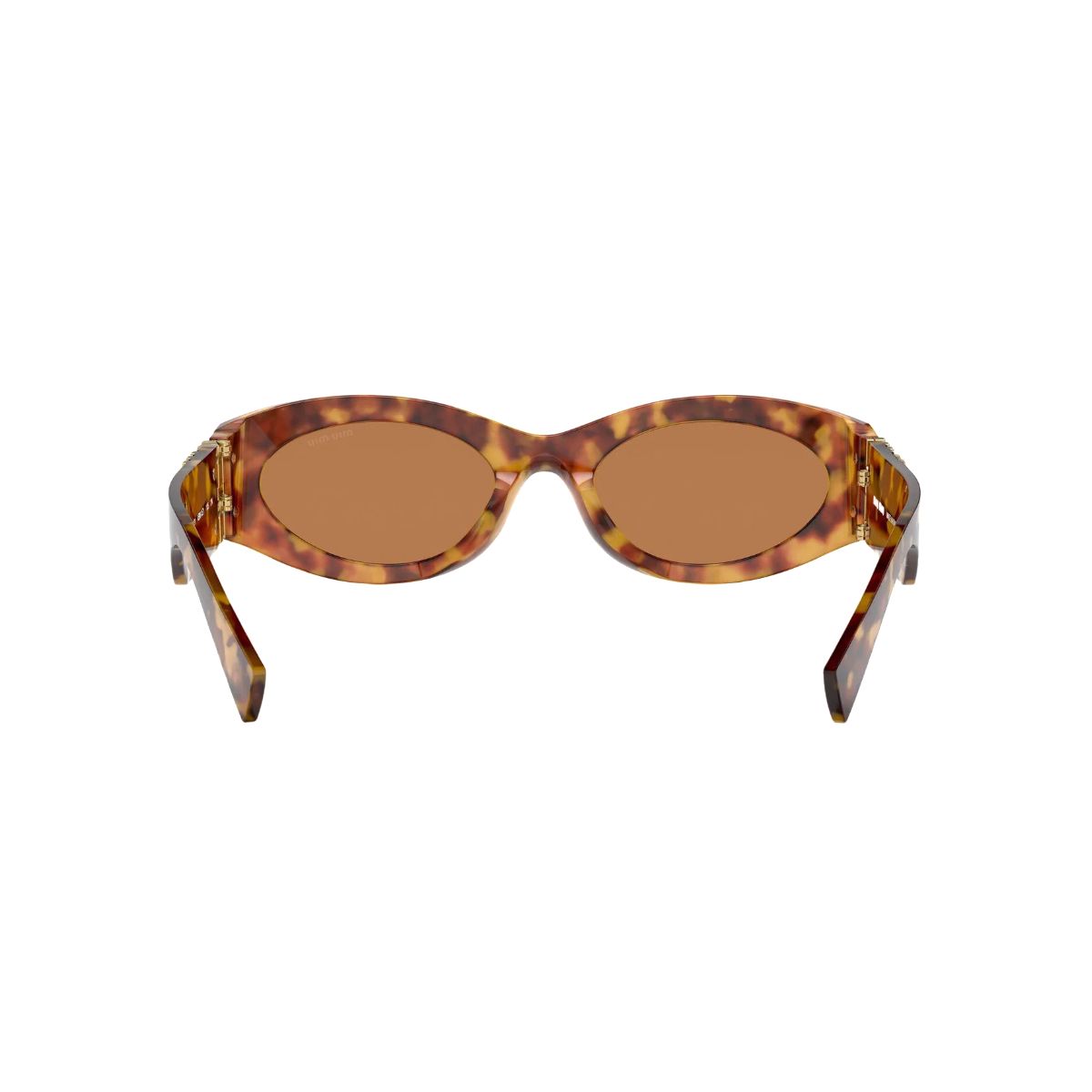 MU 11WS Tortoise Havana Cat Eye Sunglasses Brown Lens