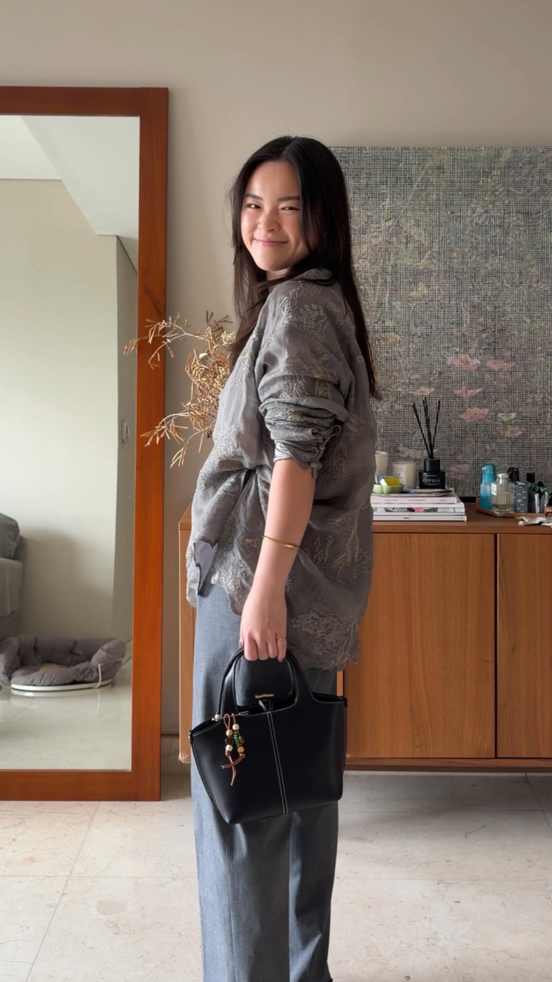 Atelier de Lumen Panier Grand Shoulder Bag Soft Black Original